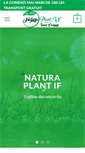 Mobile Screenshot of naturaplantif.ro